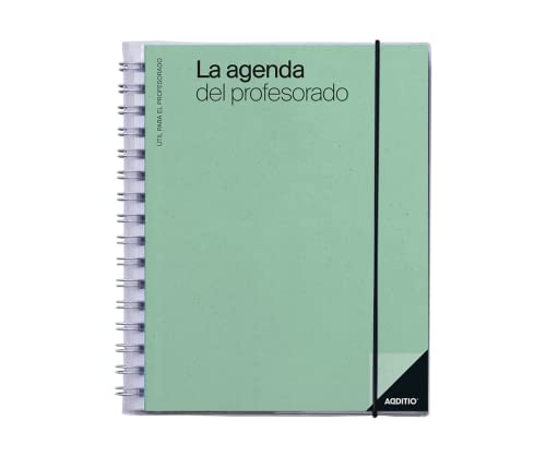 Portada de la Agenda del Profesorado Additio